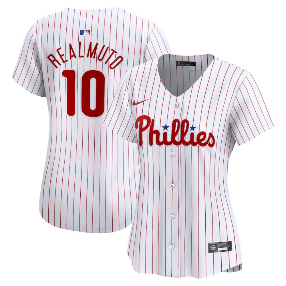 J.T. Realmuto Philadelphia Phillies Women's Home Limited Player Jersey - White