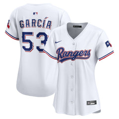 Adolis Garcia Texas Rangers Women's Home Limited Jersey White