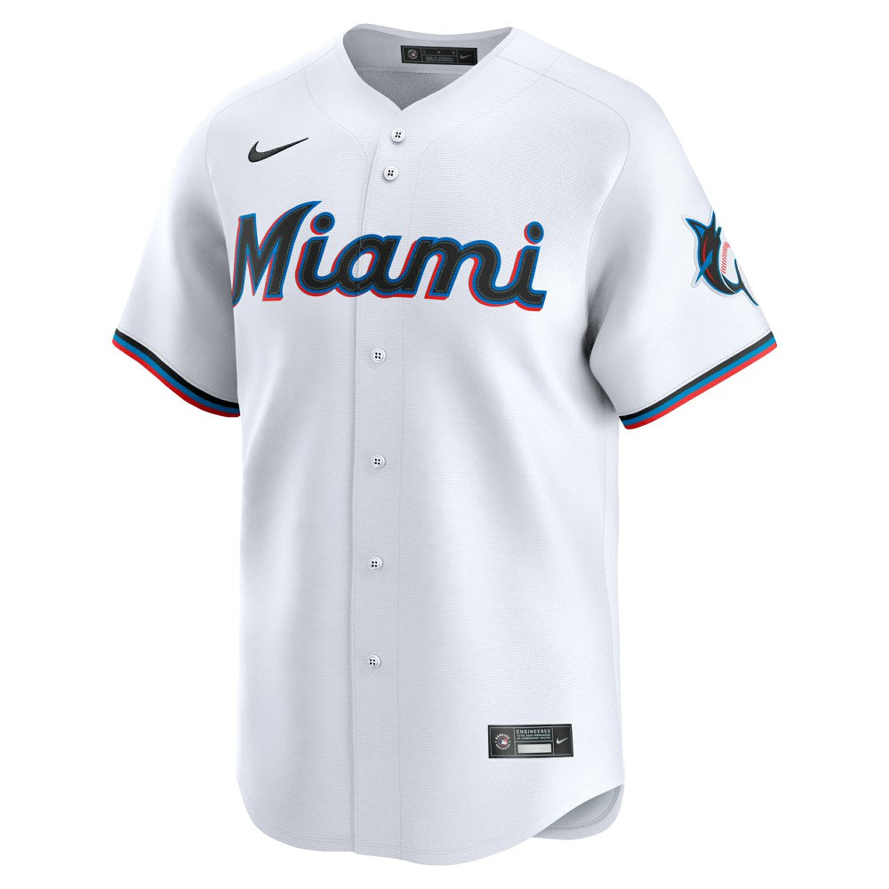 Miami Marlins Home Limited Jersey White