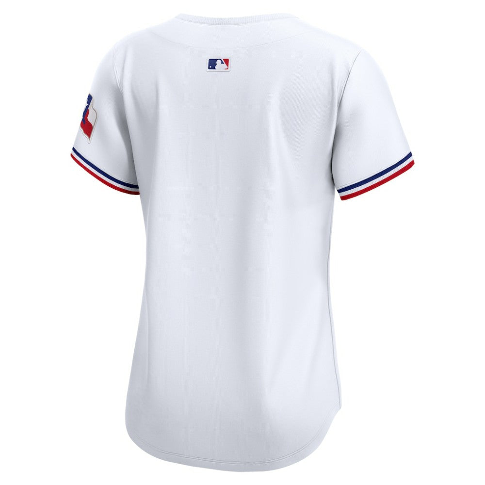 Texas Rangers Women's Home Limited Jersey White