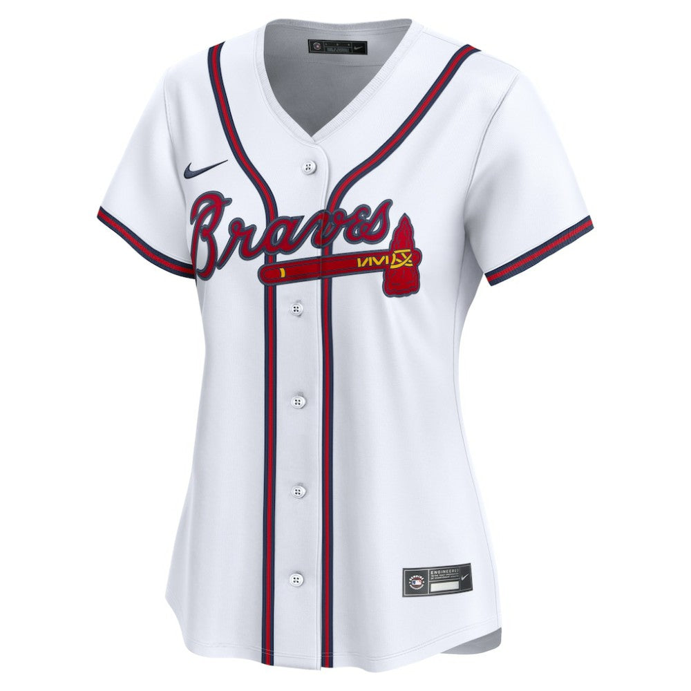 Atlanta Braves Home Women's Limited Jersey White