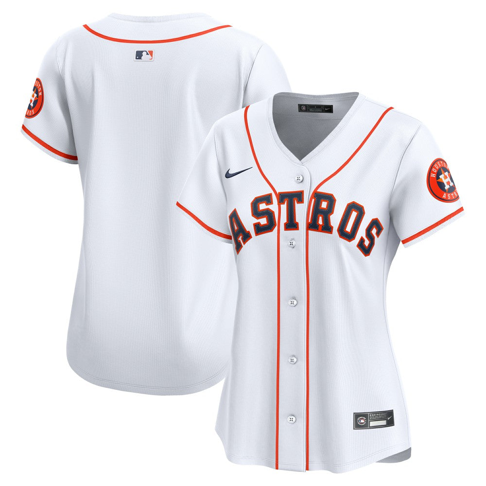 Houston Astros Home Women's Limited Jersey White