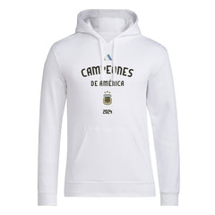 Argentina National Team 2024 Copa America Champions Pullover Hoodie - White for sale