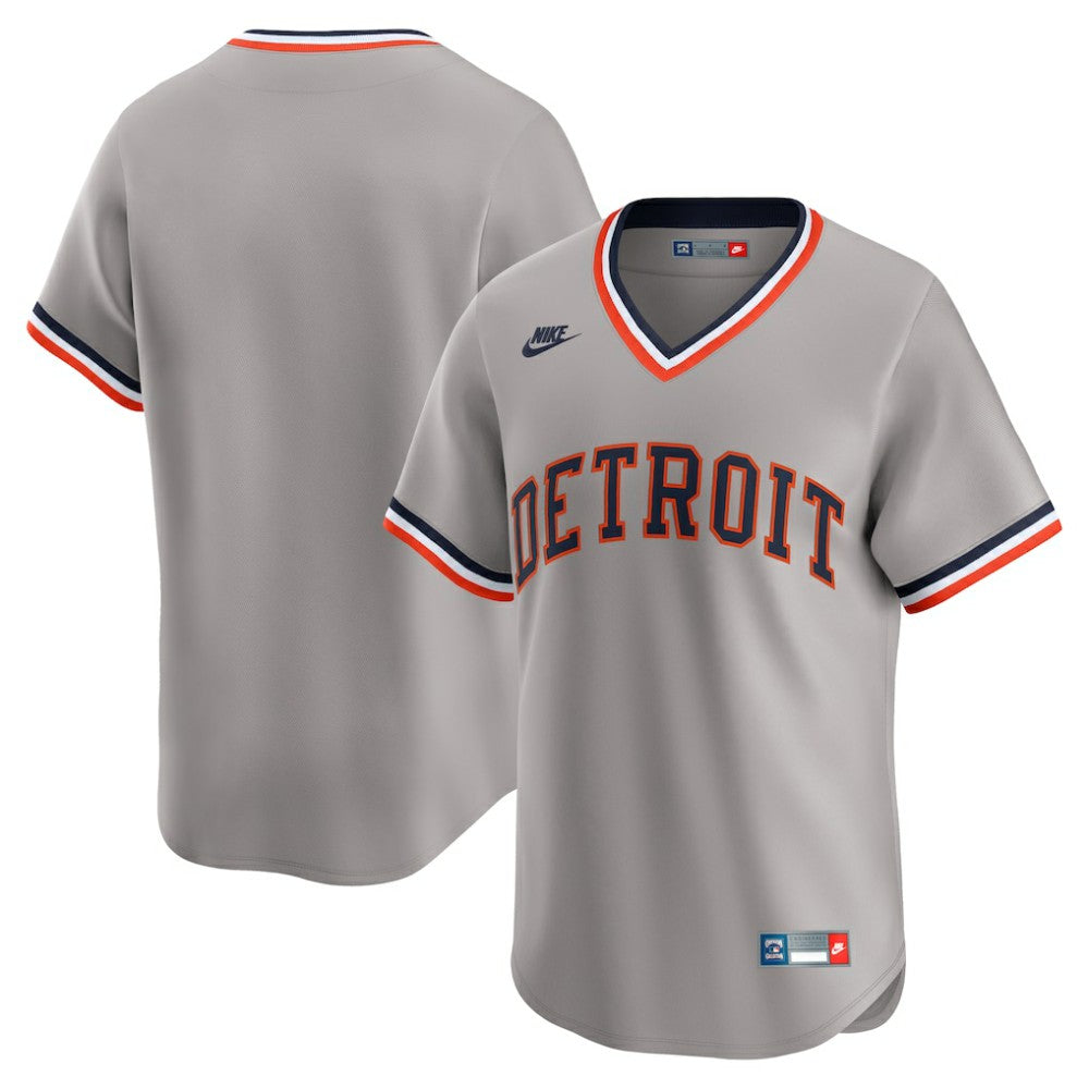 Detroit Tigers Cooperstown Collection Limited Jersey Gray