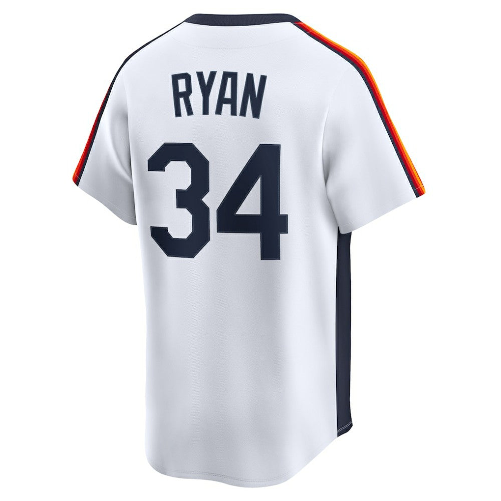 Nolan Ryan Houston Astros Throwback Cooperstown Collection Limited Jersey White