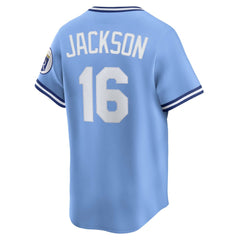 Bo Jackson Kansas City Royals Throwback Cooperstown Collection Limited Jersey Light Blue