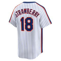 Darryl Strawberry New York Mets Throwback Cooperstown Collection Limited Jersey White