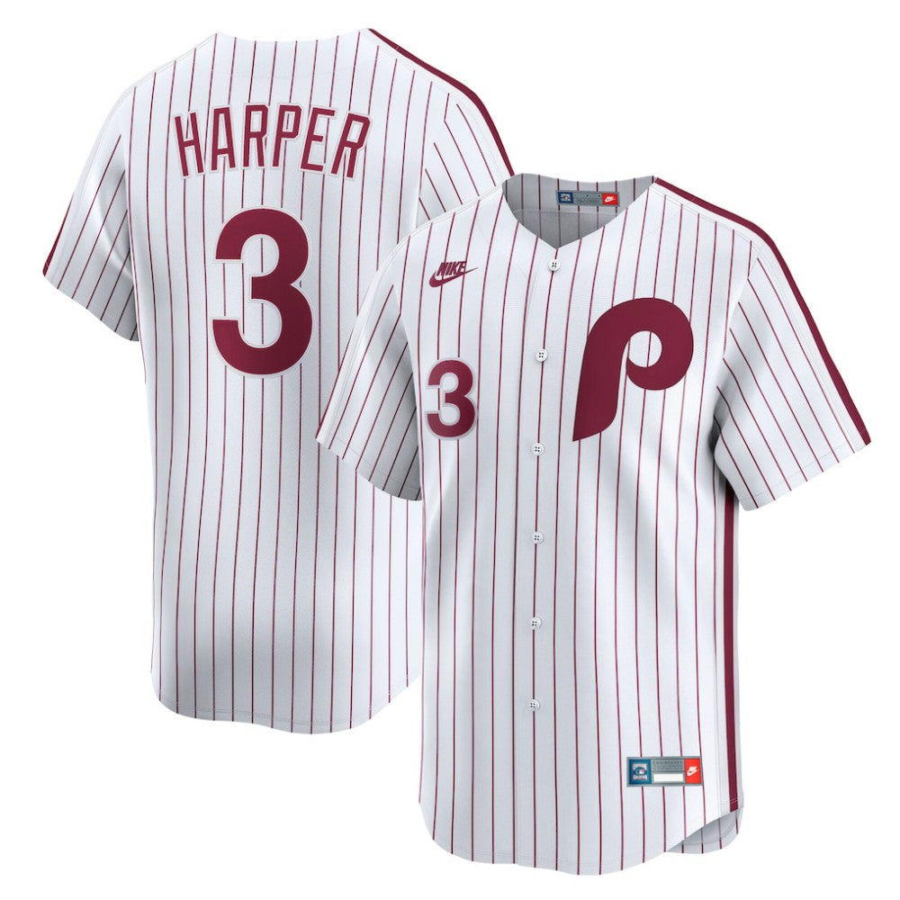 Bryce Harper Philadelphia Phillies  Cooperstown Collection Limited Jersey White