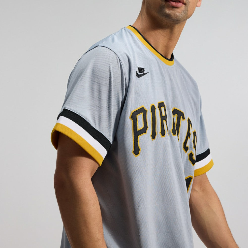 Roberto Clemente Pittsburgh Pirates Throwback Cooperstown Collection Limited Jersey Gray
