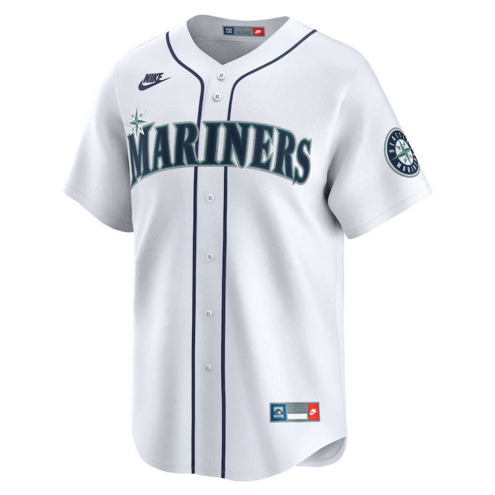 Ken Griffey Jr. Seattle Mariners Throwback Cooperstown Collection Limited Jersey White