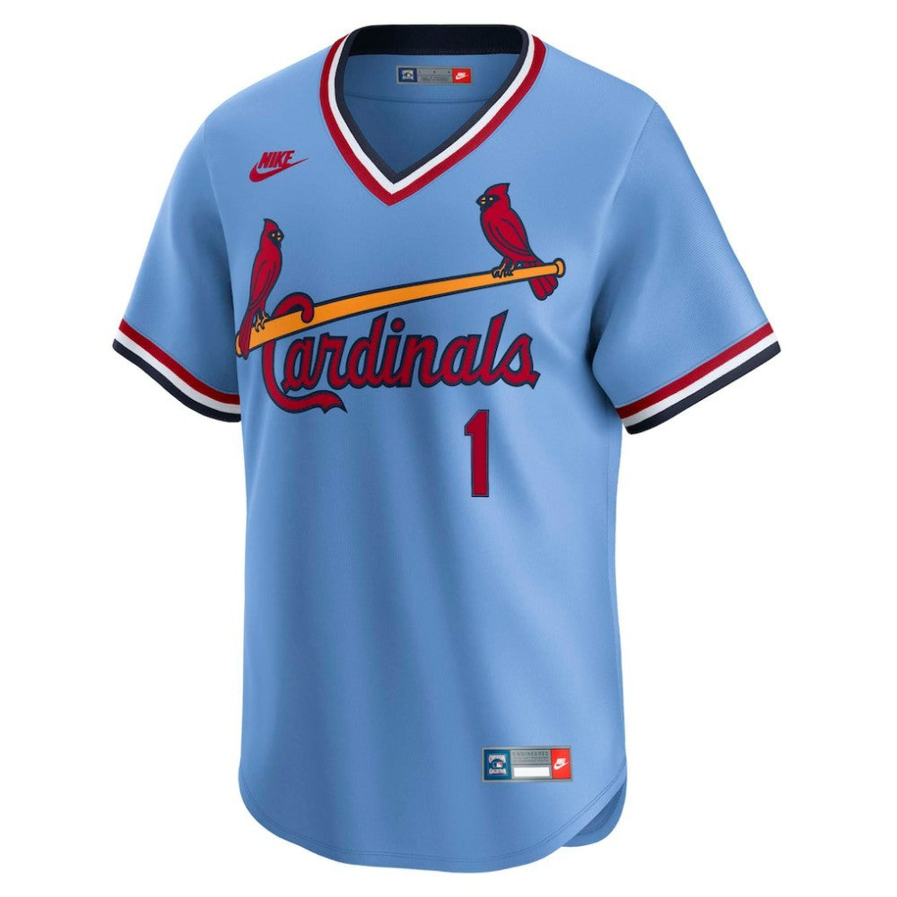 Ozzie Smith St. Louis Cardinals Throwback Cooperstown Collection Limited Jersey Blue
