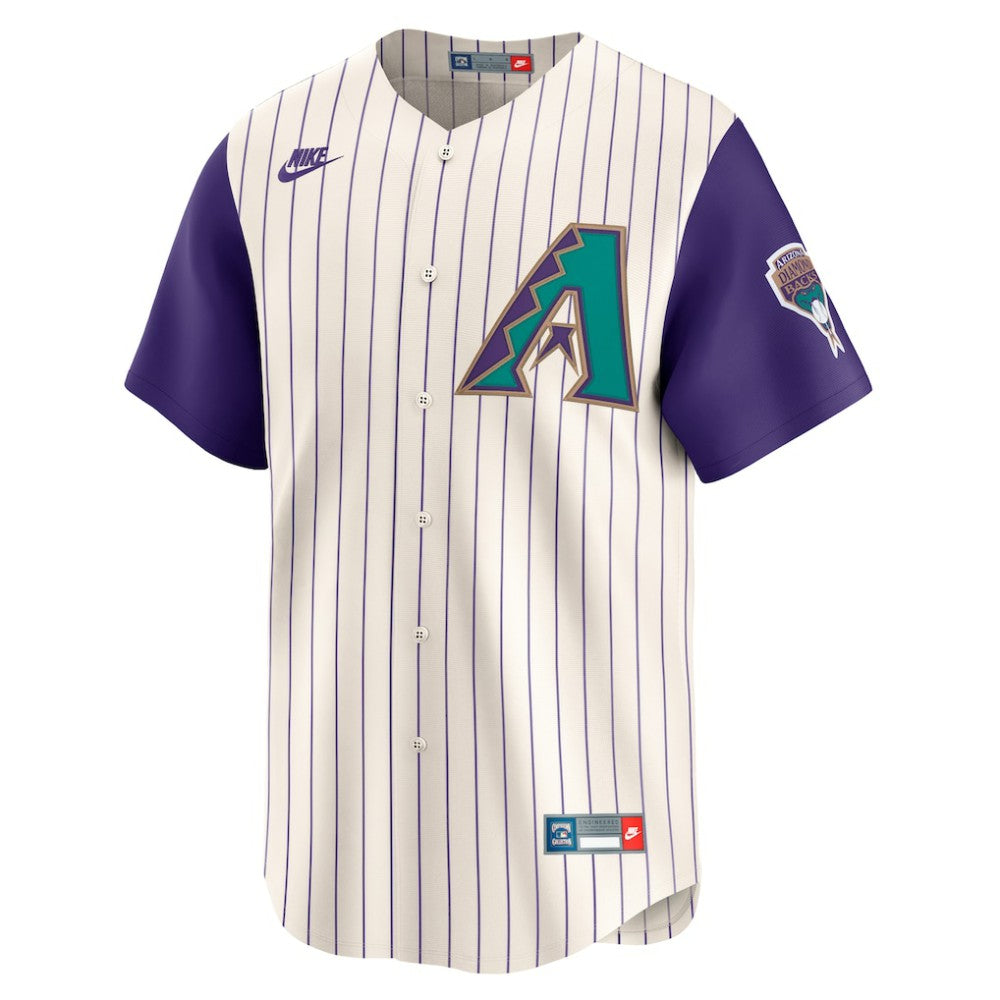 Randy Johnson Arizona Diamondbacks Throwback Cooperstown Collection Limited Jersey Cream
