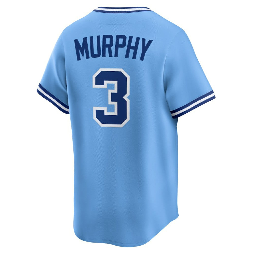 Dale Murphy Atlanta Braves Throwback Cooperstown Collection Limited Jersey Light Blue