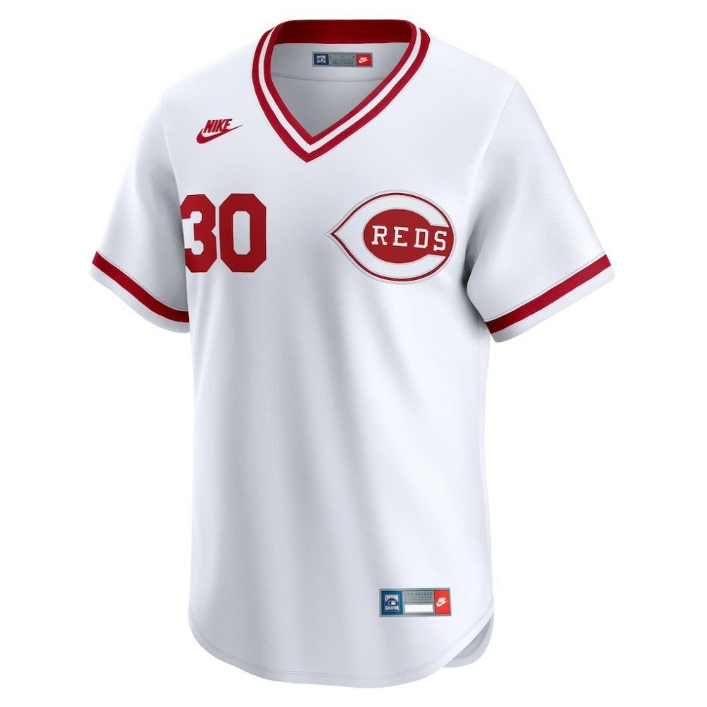 Ken Griffey Cincinnati Reds Throwback Cooperstown Collection Limited Jersey White