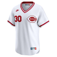 Ken Griffey Cincinnati Reds Throwback Cooperstown Collection Limited Jersey White
