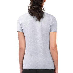 Houston Astros G-III 4Her by Carl Banks Women's Super-Slim Fit Lightweight Flowers Graphic T-Shirt Heather Gray