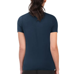 Tampa Bay Rays G-III 4Her by Carl Banks Women's Super-Slim Fit Lightweight Flowers Graphic T-Shirt Navy