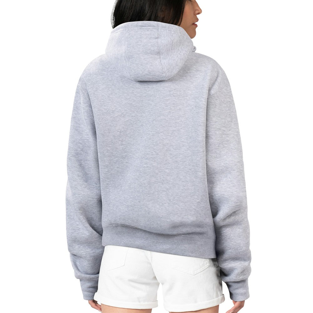 Cincinnati Reds G-III 4Her by Carl Banks Women's Flowers Graphic Pullover Hoodie Heather Gray