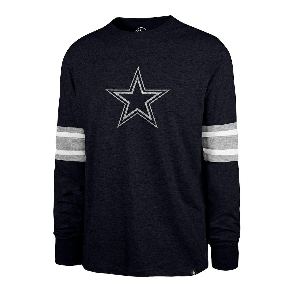 Dallas Cowboys '47 Premier Brex Long Sleeve T-Shirt - Navy on sale