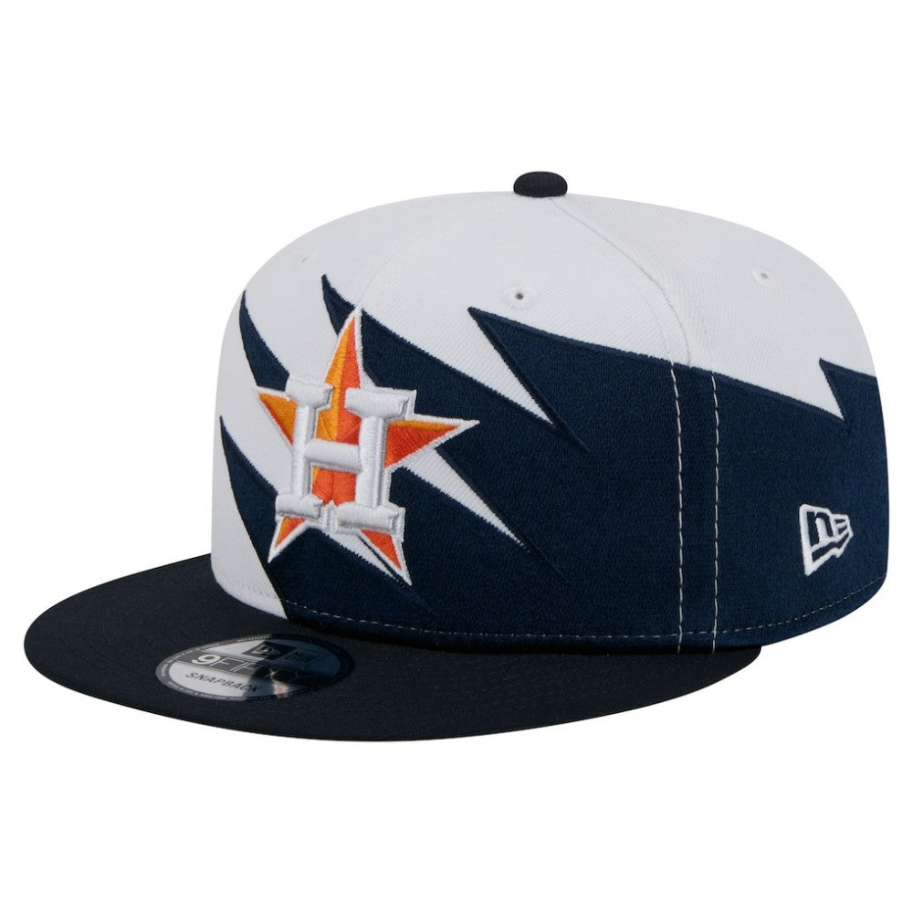 Houston Astros Jagged 9FIFTY Snapback Hat Navy/White