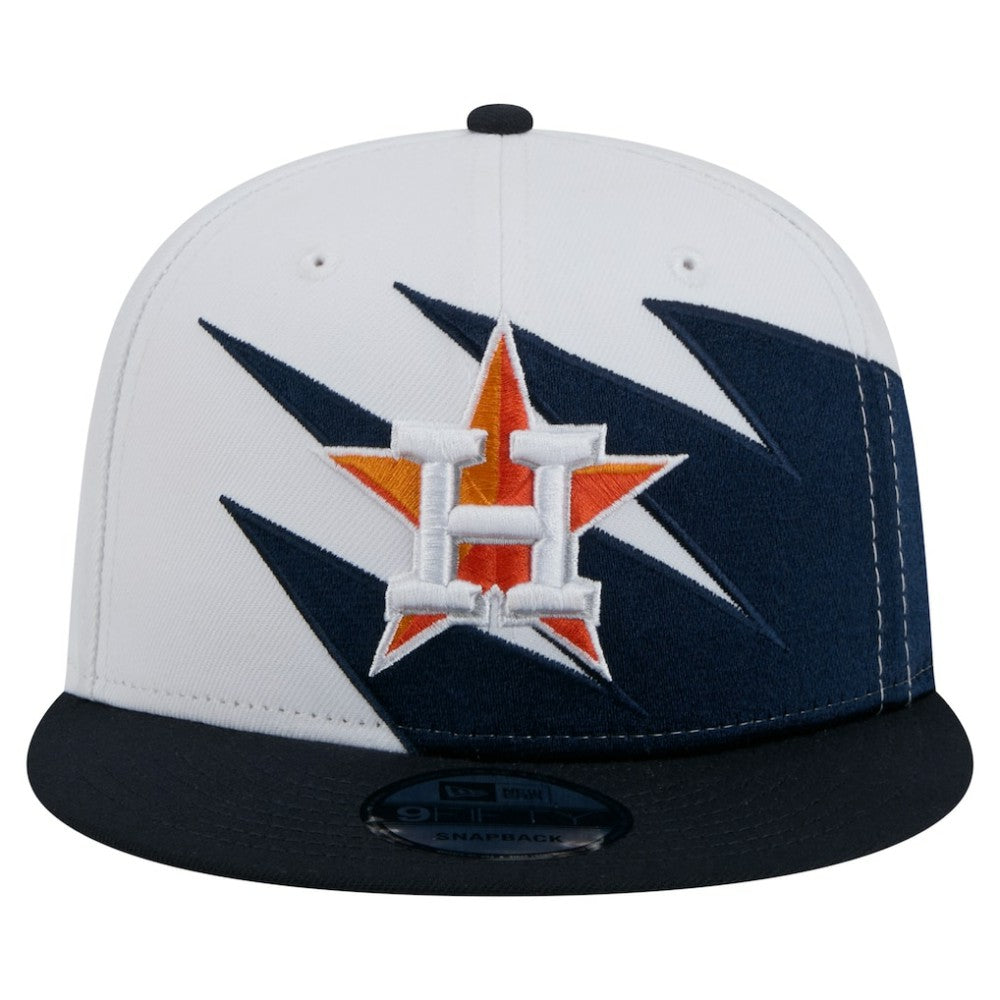 Houston Astros Jagged 9FIFTY Snapback Hat Navy/White