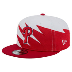 Philadelphia Phillies Jagged 9FIFTY Snapback Hat Red/White