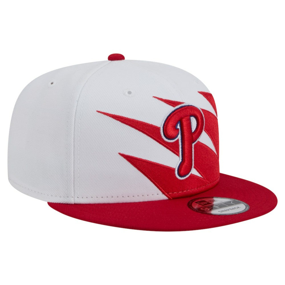 Philadelphia Phillies Jagged 9FIFTY Snapback Hat Red/White