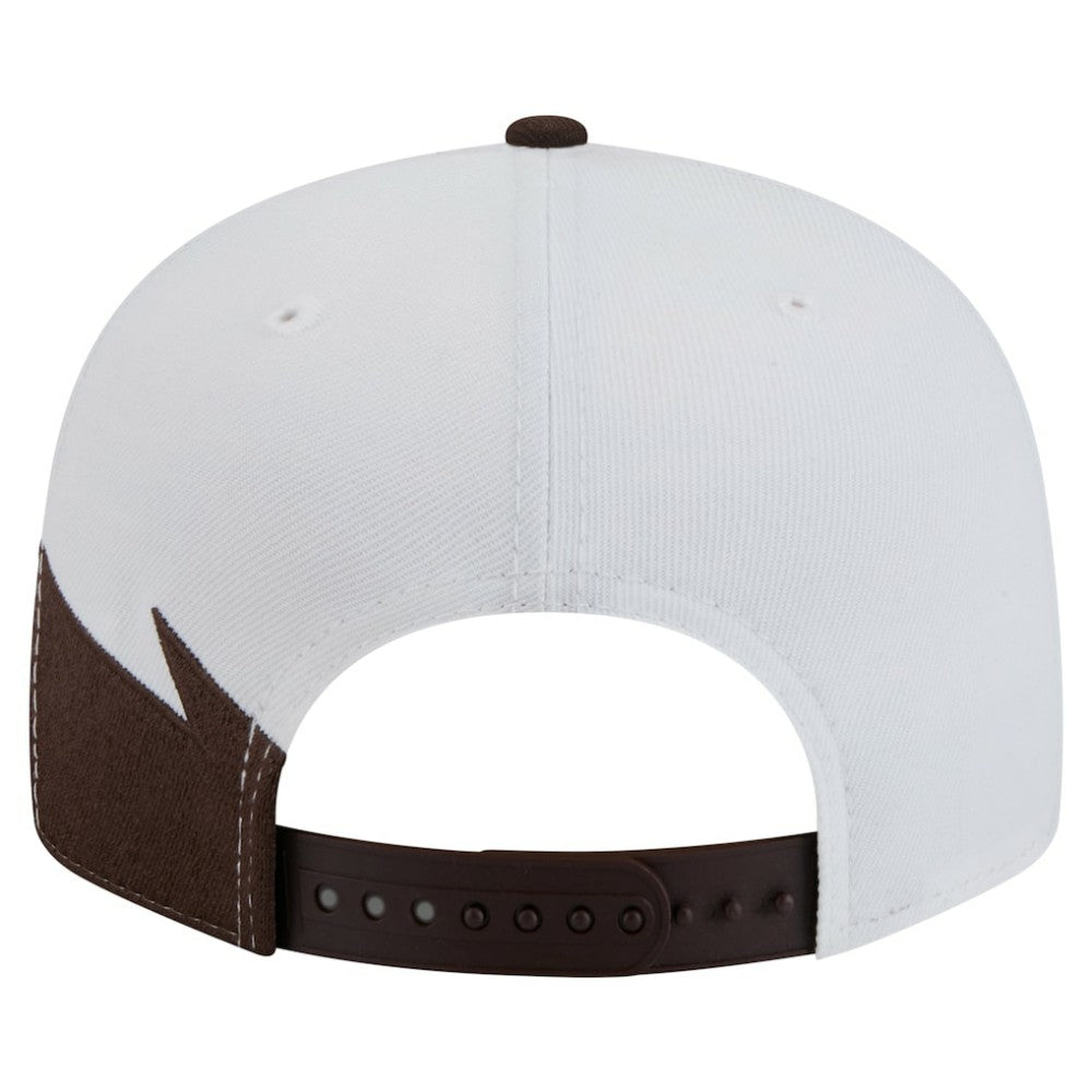 San Diego Padres Jagged 9FIFTY Snapback Hat Brown/White