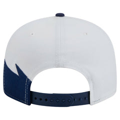 Tampa Bay Rays Jagged 9FIFTY Snapback Hat Navy/White