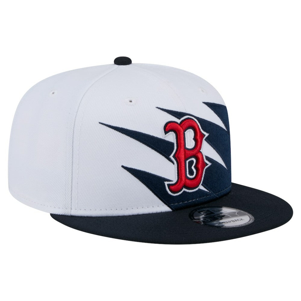 Boston Red Sox Jagged 9FIFTY Snapback Hat Navy/White