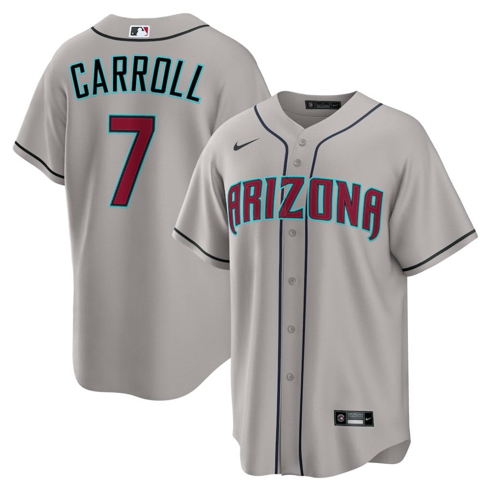 Corbin Carroll Arizona Diamondbacks Road Replica Jersey Gray