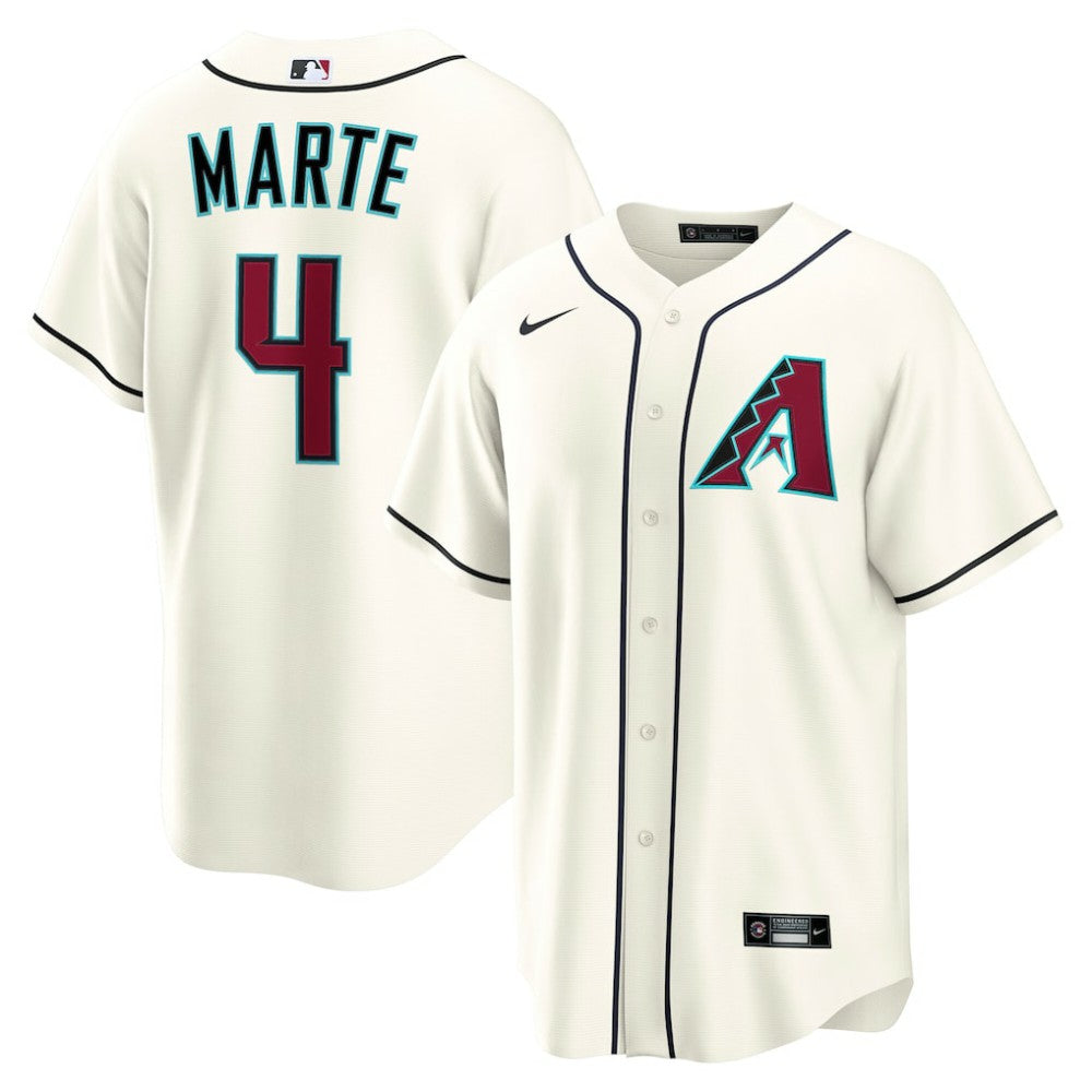 Ketel Marte Arizona Diamondbacks Home Replica Jersey Cream