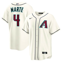 Ketel Marte Arizona Diamondbacks Home Replica Jersey Cream