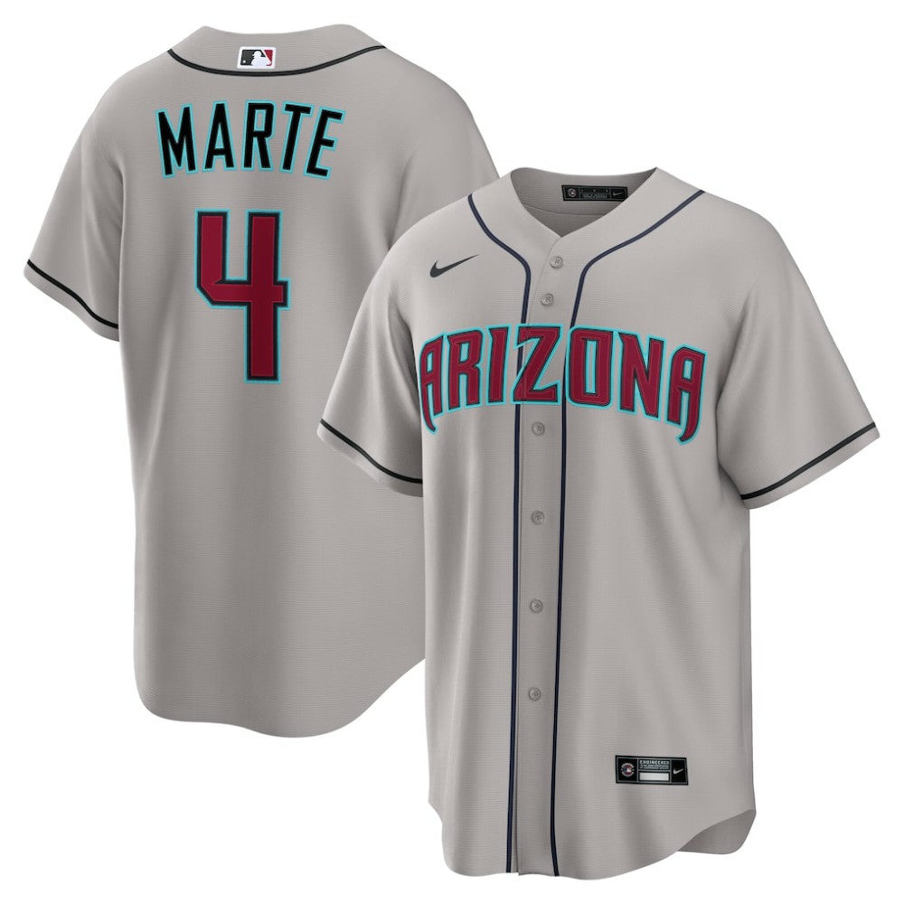 Ketel Marte Arizona Diamondbacks Road Replica Jersey Gray