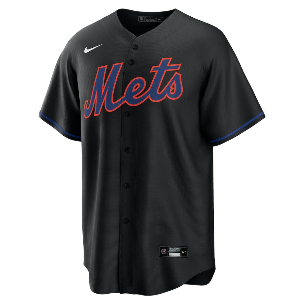 Brandon Nimmo New York Mets Alternate Replica Jersey Black