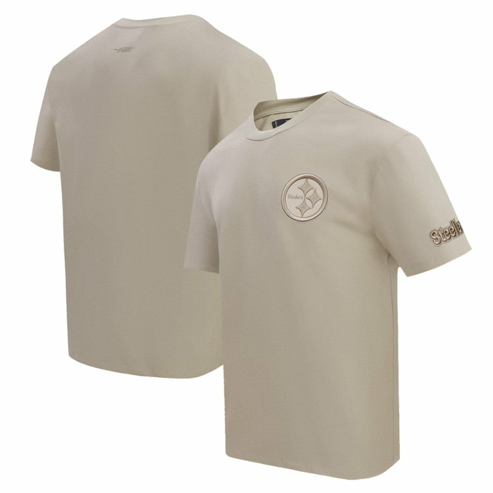 Pittsburgh Steelers Pro Standard Drop Shoulder T-Shirt - Tan outlet