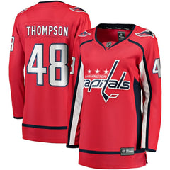 Logan Thompson Washington Capitals Fanatics Women's Home Breakaway Jersey - Red Jerseys