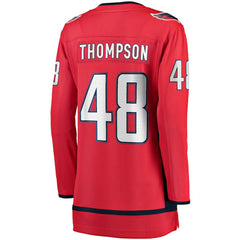 Logan Thompson Washington Capitals Fanatics Women's Home Breakaway Jersey - Red Jerseys