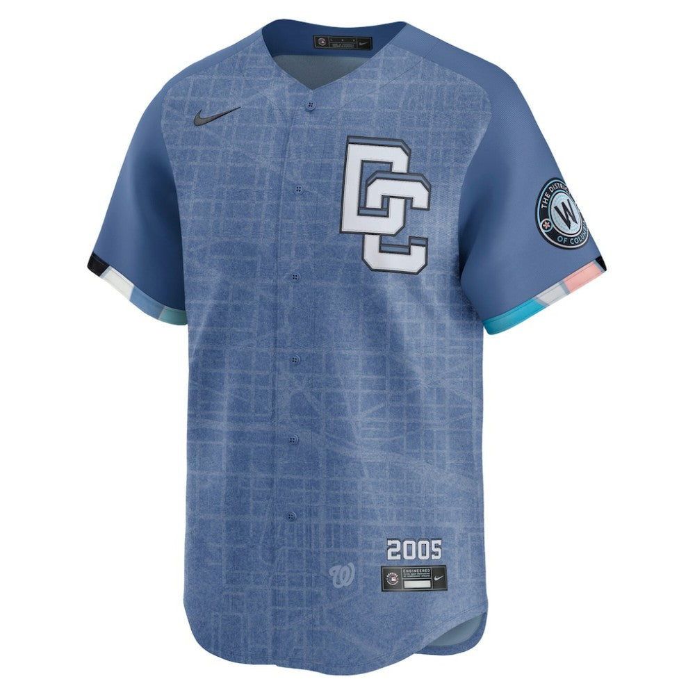 CJ Abrams Washington Nationals 2025 City Connect Limited Jersey Blue