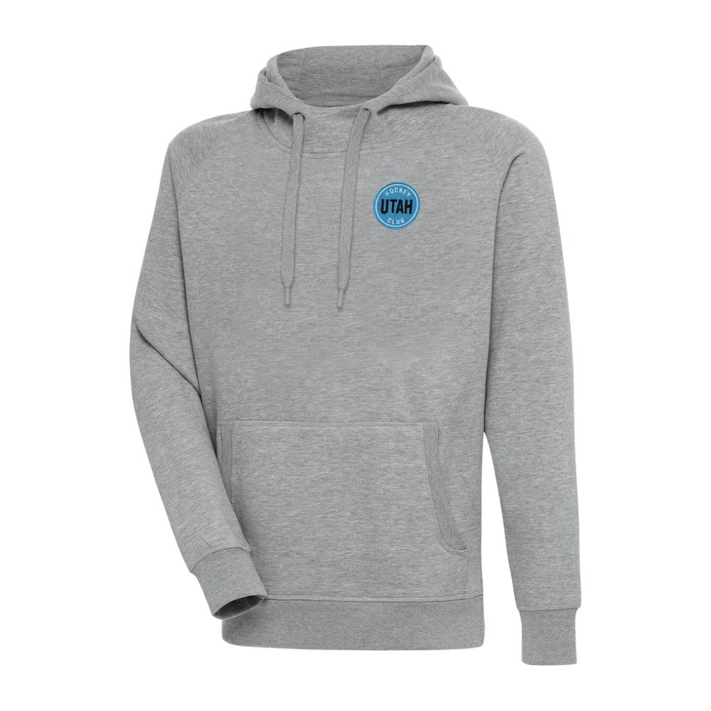 Utah Mammoth Antigua Victory Pullover Hoodie - Heather Gray Hoodies