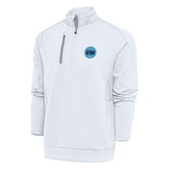 Utah Mammoth Antigua Generation Quarter-Zip Pullover Top - White Pullover