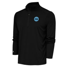 Utah Mammoth Antigua Tribute Quarter-Zip Pullover Top - Black Pullover