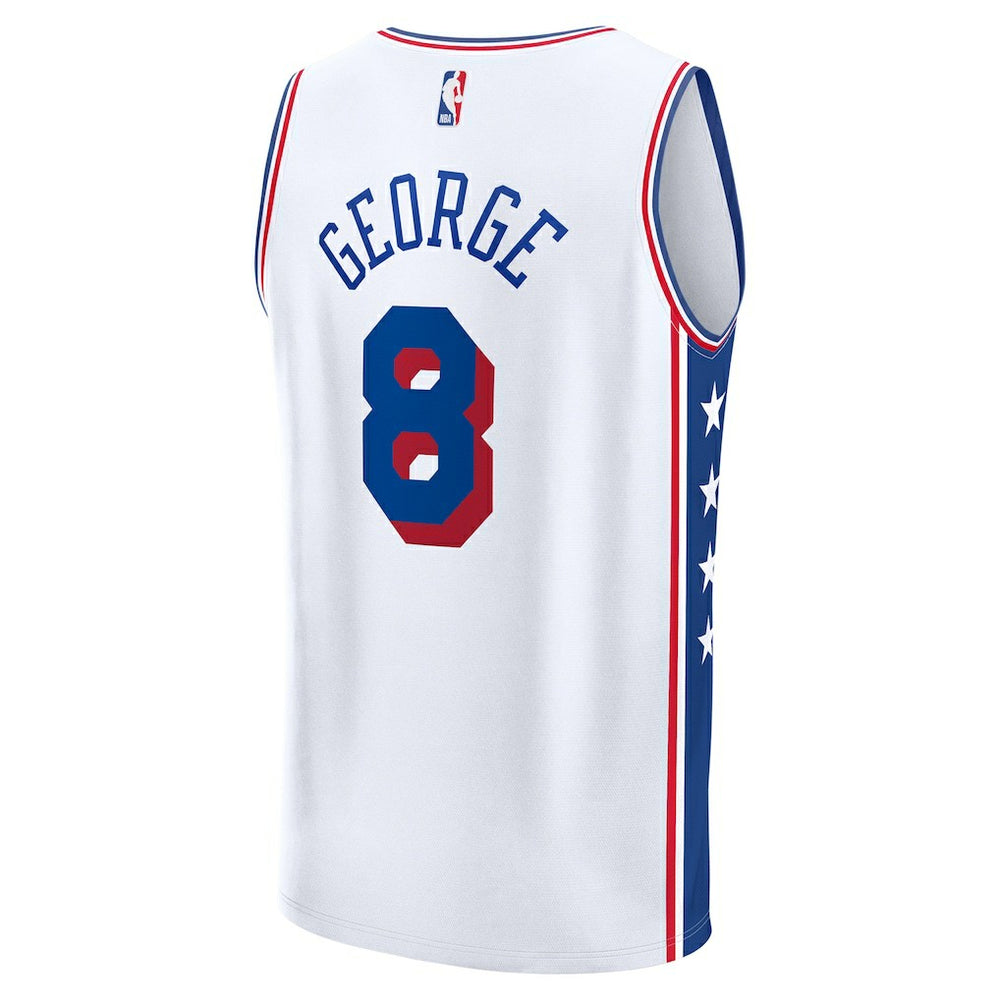 Paul George Philadelphia 76ers Fast Break Replica Player Jersey - Association Edition - White discount