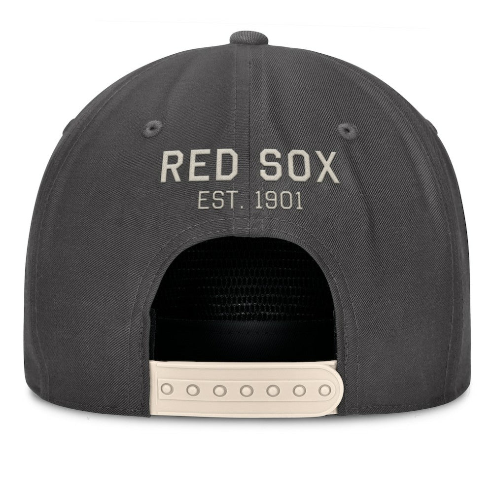 Boston Red Sox Closer Adjustable Hat Charcoal