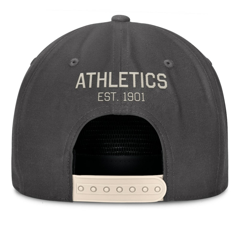 Athletics Closer Adjustable Hat Charcoal