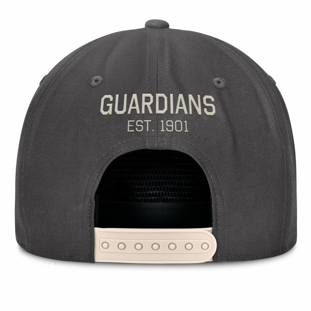 Cleveland Guardians Closer Adjustable Hat Charcoal