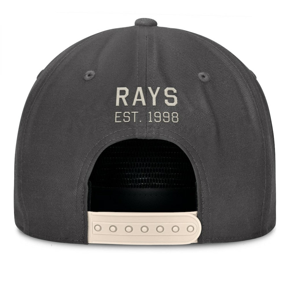 Tampa Bay Rays Closer Adjustable Hat Charcoal