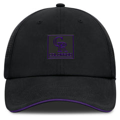 Colorado Rockies Level Up Driver Adjustable Hat Black
