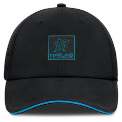 Miami Marlins Level Up Driver Adjustable Hat Black