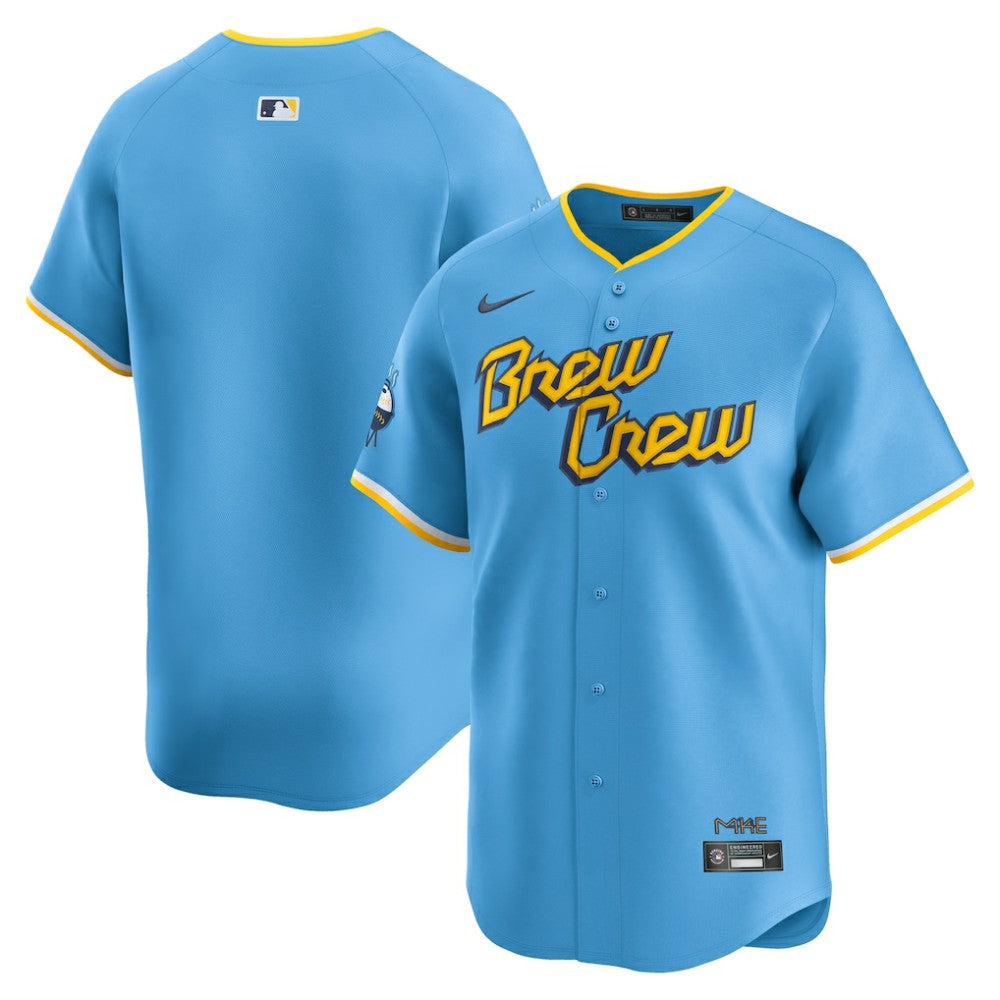 Milwaukee Brewers City Connect Limited Jersey Light Blue